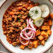 Sloppy Joe Bowls Recipe