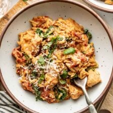 Crockpot Tuscan Chicken With Orzo-image