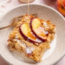 Peach Baked Oatmeal Recipe